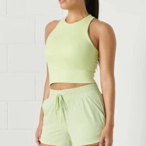 BNWT Abercrombie YPB Active Light Green Scuba Seamless Tank size Medium